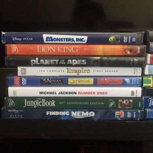 16 DVDs